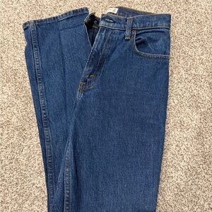 Abercrombie & Fitch women's 90s straight Dark Blue Jeans